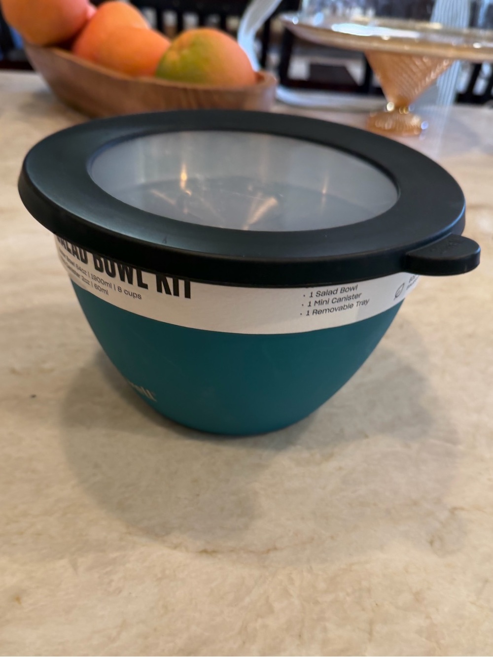 S’well salad bowl teal NEW